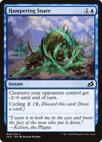 Hampering Snare - Ikoria: Lair of Behemoths (IKO) #55 - Common Magic: The Gathering Trading Card