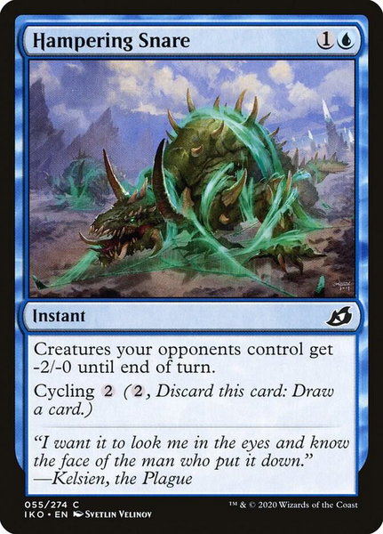 Hampering Snare - Ikoria: Lair of Behemoths Magic: The Gathering trading card