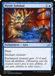Mystic Subdual - Ikoria: Lair of Behemoths (IKO) #57 - Uncommon Magic: The Gathering Trading Card