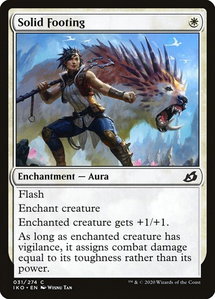 Solid Footing - Ikoria: Lair of Behemoths (IKO) #31 - Common Magic: The Gathering Trading Card