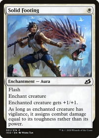 Solid Footing - Ikoria: Lair of Behemoths (IKO) #31 - Common Magic: The Gathering Trading Card