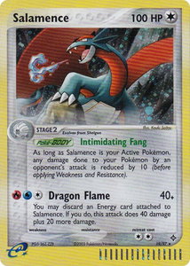 Salamence - 19/97 (e-League) - Nintendo Promos (PR) #19/97 - Rare Pokémon Trading Card