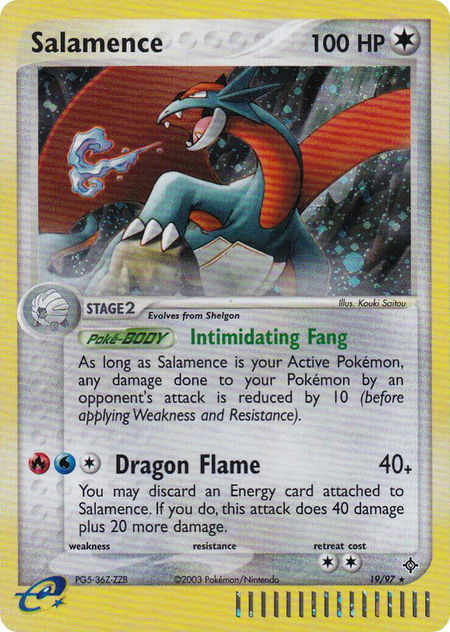 Salamence - 19/97 (e-League) - Nintendo Promos Pokémon trading card