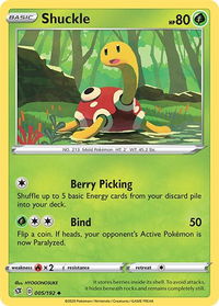 Shuckle - SWSH02: Rebel Clash (SWSH02) #005/192 - Uncommon Pokémon Trading Card