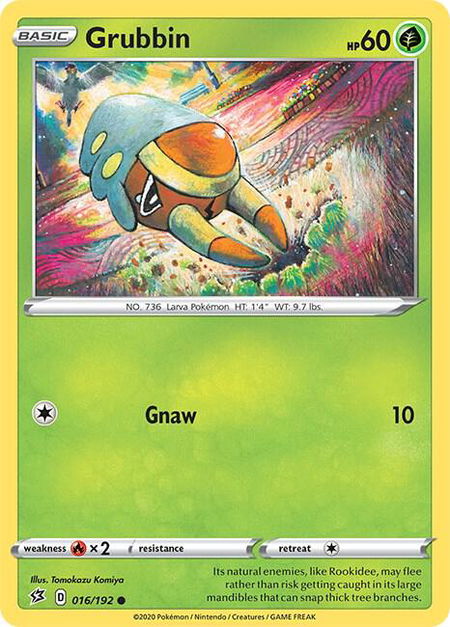 Grubbin - SWSH02: Rebel Clash Pokémon trading card