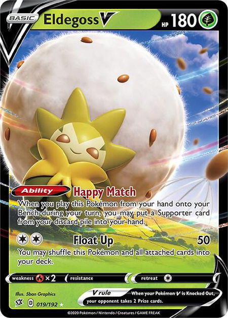 Eldegoss V - SWSH02: Rebel Clash Pokémon trading card
