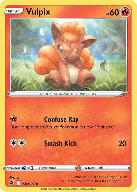 Vulpix - SWSH02: Rebel Clash Pokémon trading card