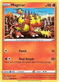 Magmar - SWSH02: Rebel Clash (SWSH02) #029/192 - Common Pokémon Trading Card