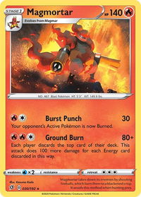 Magmortar - SWSH02: Rebel Clash (SWSH02) #030/192 - Rare Pokémon Trading Card