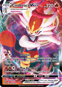 Cinderace VMAX - SWSH02: Rebel Clash (SWSH02) #036/192 - Ultra Rare Pokémon Trading Card