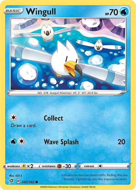 Wingull - SWSH02: Rebel Clash Pokémon trading card