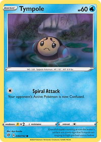 Tympole - SWSH02: Rebel Clash (SWSH02) #044/192 - Common Pokémon Trading Card