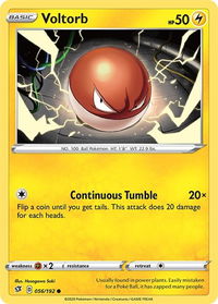 Voltorb - SWSH02: Rebel Clash (SWSH02) #056/192 - Common Pokémon Trading Card