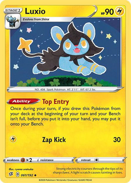 Luxio - SWSH02: Rebel Clash Pokémon trading card