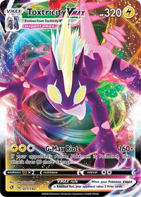 Toxtricity VMAX - SWSH02: Rebel Clash (SWSH02) #071/192 - Ultra Rare Pokémon Trading Card