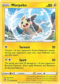 Morpeko - SWSH02: Rebel Clash (SWSH02) #073/192 - Uncommon Pokémon Trading Card