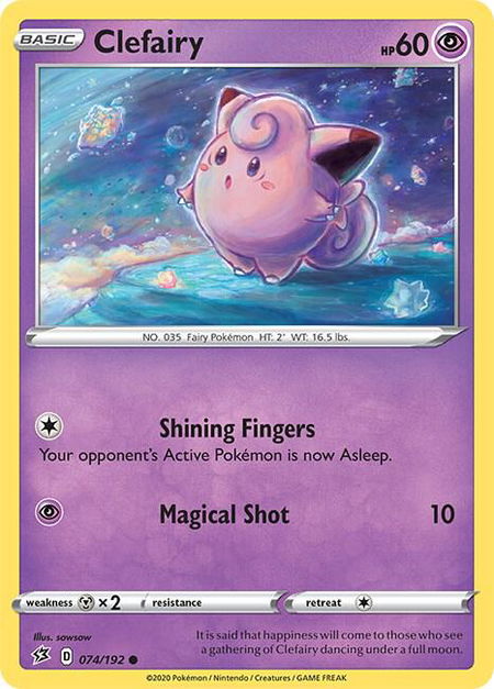 Clefairy - SWSH02: Rebel Clash Pokémon trading card