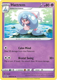 Hattrem - SWSH02: Rebel Clash (SWSH02) #084/192 - Uncommon Pokémon Trading Card