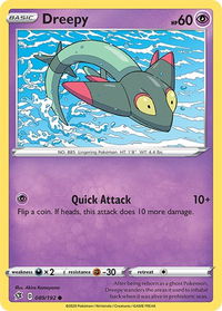 Dreepy - SWSH02: Rebel Clash (SWSH02) #089/192 - Common Pokémon Trading Card