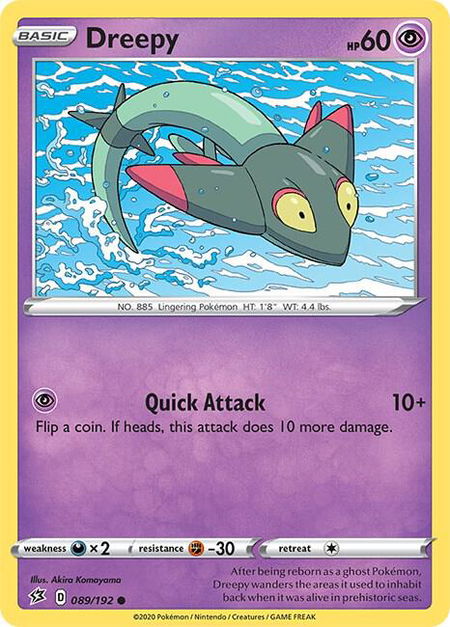 Dreepy - SWSH02: Rebel Clash Pokémon trading card