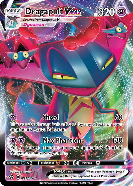 Dragapult VMAX - SWSH02: Rebel Clash Pokémon trading card