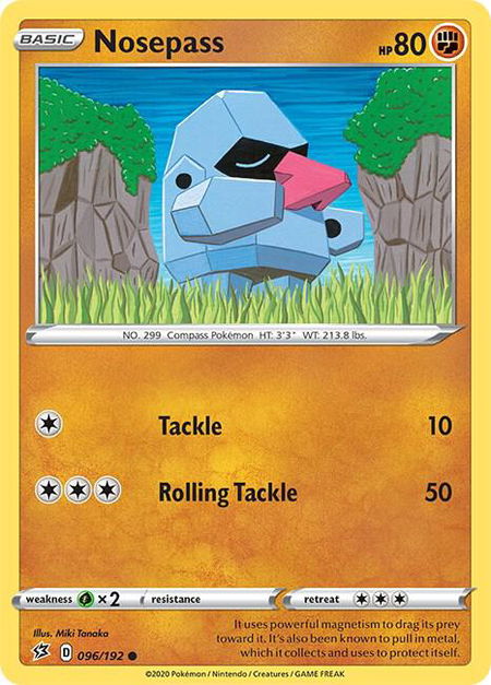 Nosepass - SWSH02: Rebel Clash Pokémon trading card