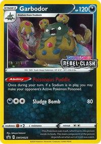 Garbodor - SWSH025 (Prerelease) [Staff] - SWSH: Sword & Shield Promo Cards (SWSD) #SWSH025 - Promo Pokémon Trading Card