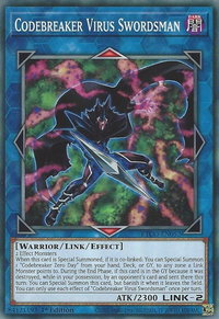 Codebreaker Virus Swordsman - Eternity Code (ETCO) #ETCO-EN052 - Common / Short Print YuGiOh Trading Card