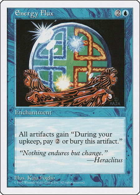 Energy Flux - Fifth Edition Magic: The Gathering trading card
