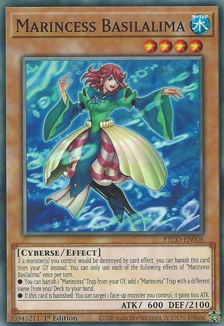 Marincess Basilalima - Eternity Code YuGiOh trading card