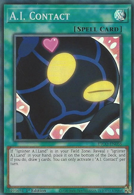 A.I. Contact - Eternity Code YuGiOh trading card