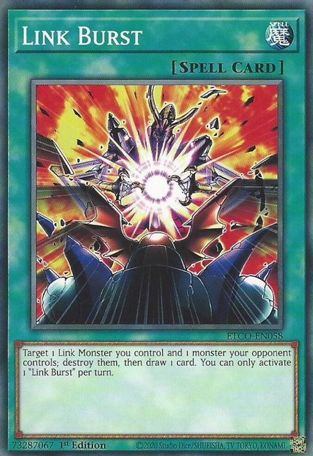 Link Burst - Eternity Code YuGiOh trading card