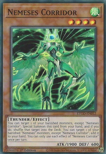 Nemeses Corridor - Eternity Code YuGiOh trading card
