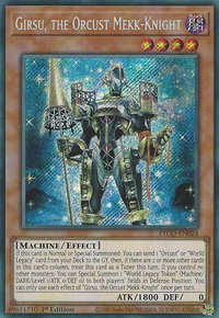 Girsu, the Orcust Mekk-Knight - Eternity Code (ETCO) #ETCO-EN024 - Secret Rare YuGiOh Trading Card