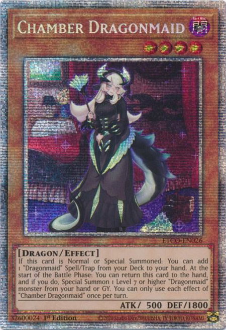 Chamber Dragonmaid (Starlight Rare) - Eternity Code YuGiOh trading card