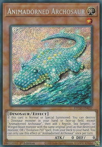 Animadorned Archosaur - Eternity Code (ETCO) #ETCO-EN037 - Secret Rare YuGiOh Trading Card