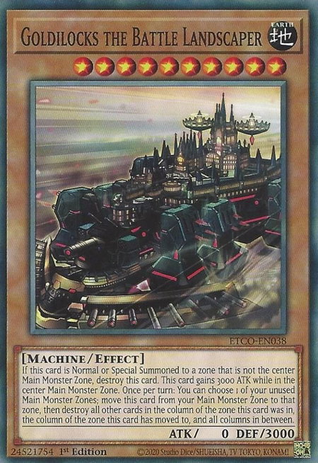Goldilocks the Battle Landscaper - Eternity Code YuGiOh trading card