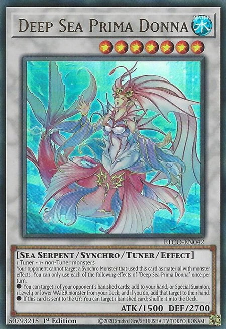 Deep Sea Prima Donna - Eternity Code YuGiOh trading card