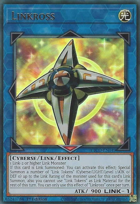 Linkross - Eternity Code YuGiOh trading card