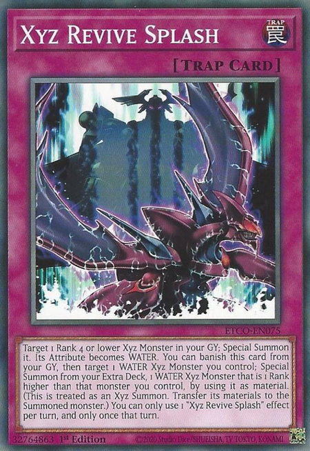Xyz Revive Splash - Eternity Code YuGiOh trading card