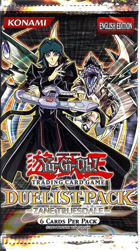 Duelist Pack: Zane Truesdale Booster Pack [Unlimited Edition] - Duelist Pack 4: Zane Truesdale YuGiOh trading card