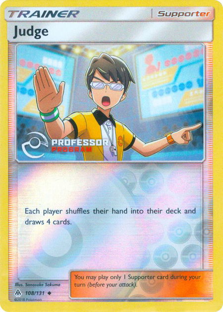 Judge (2019) - Professor Program Promos Pokémon trading card