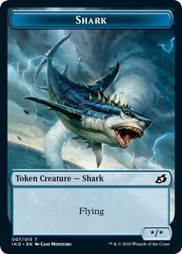 Shark Token trading card from Ikoria: Lair of Behemoths Shark Token - Ikoria: Lair of Behemoths Magic: The Gathering trading card