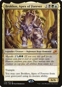 Brokkos, Apex of Forever - Promo Pack: Ikoria (PPIKO) #179p - Mythic Magic: The Gathering Trading Card