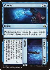 Commit // Memory - Promo Pack: Ikoria (PPIKO) #211p - Rare Magic: The Gathering Trading Card
