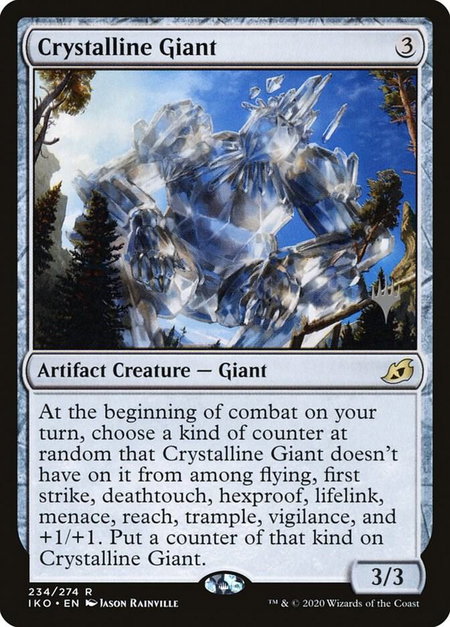 Crystalline Giant - Promo Pack: Ikoria Magic: The Gathering trading card