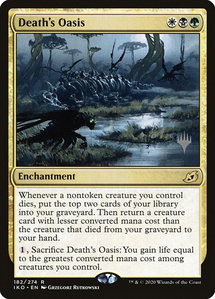 Death's Oasis - Promo Pack: Ikoria (PPIKO) #182p - Rare Magic: The Gathering Trading Card