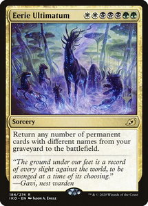 Eerie Ultimatum - Promo Pack: Ikoria (PPIKO) #184p - Rare Magic: The Gathering Trading Card