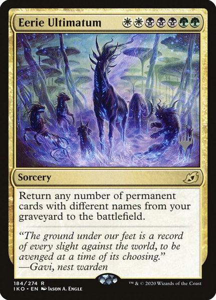 Eerie Ultimatum - Promo Pack: Ikoria Magic: The Gathering trading card