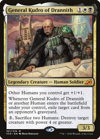General Kudro of Drannith - Promo Pack: Ikoria (PPIKO) #187p - Mythic Magic: The Gathering Trading Card